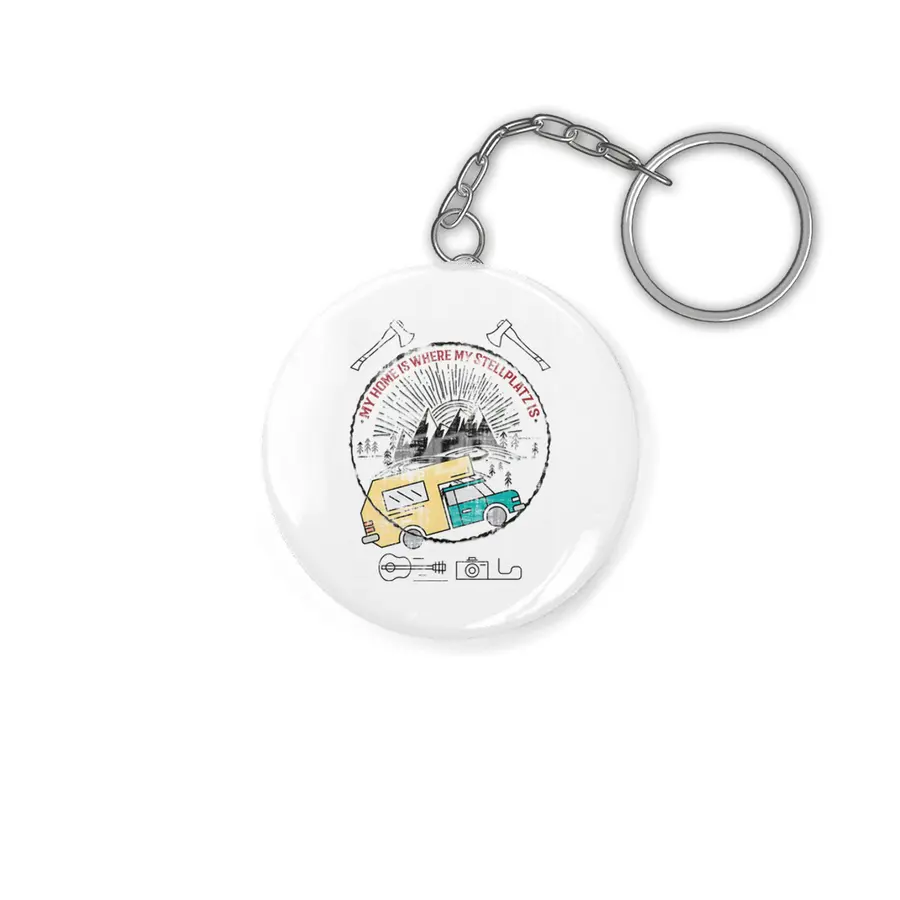 Camping Camper Vacation Motorhome Adventure Gift Anahtarlık