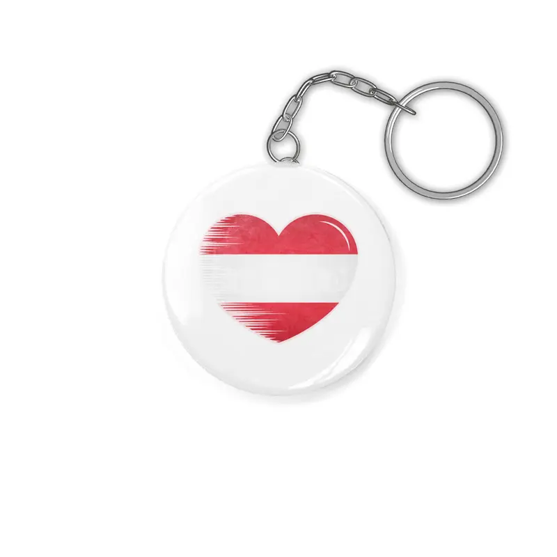 I Love Austria, My Homeland, My Country Anahtarlık