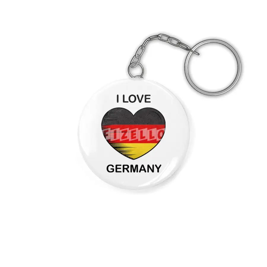 I Love Germany, My Home, My Country Anahtarlık