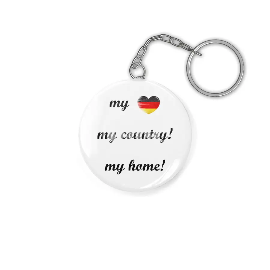 I Love Germany, My Home, My Country Anahtarlık