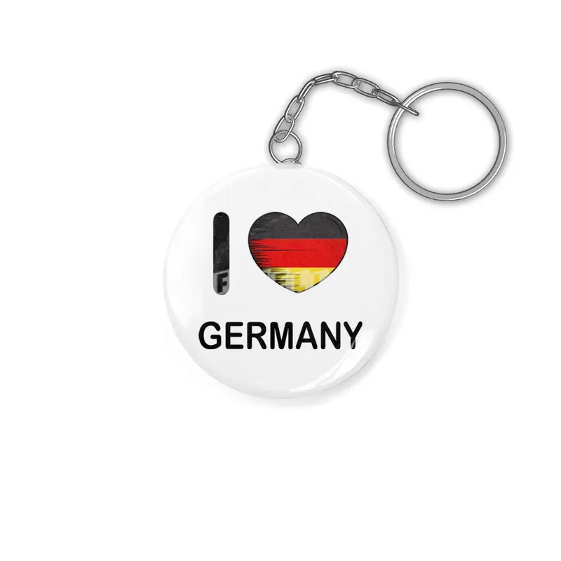 I Love Germany, My Home, My Country Anahtarlık