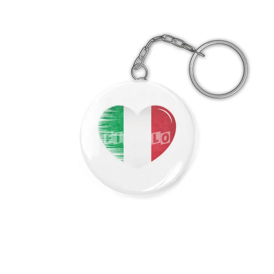 I Love Italy, My Home, My Country Anahtarlık