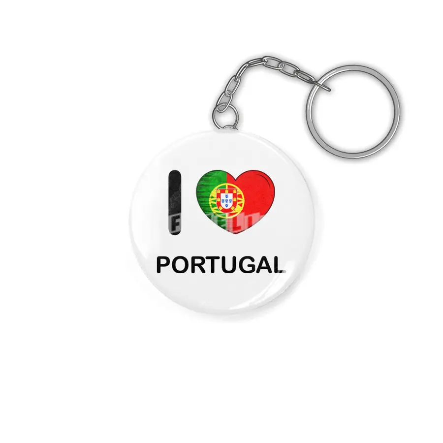 I Love Portugal, My Home, My Country Anahtarlık