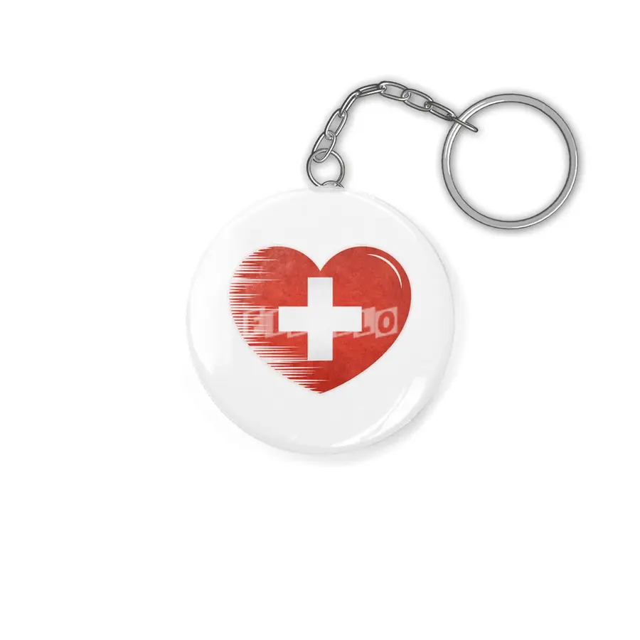 I Love Switzerland, My Home, My Country Anahtarlık