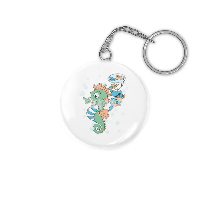Funny Seahorse Kids Gift Birthday Anahtarlık