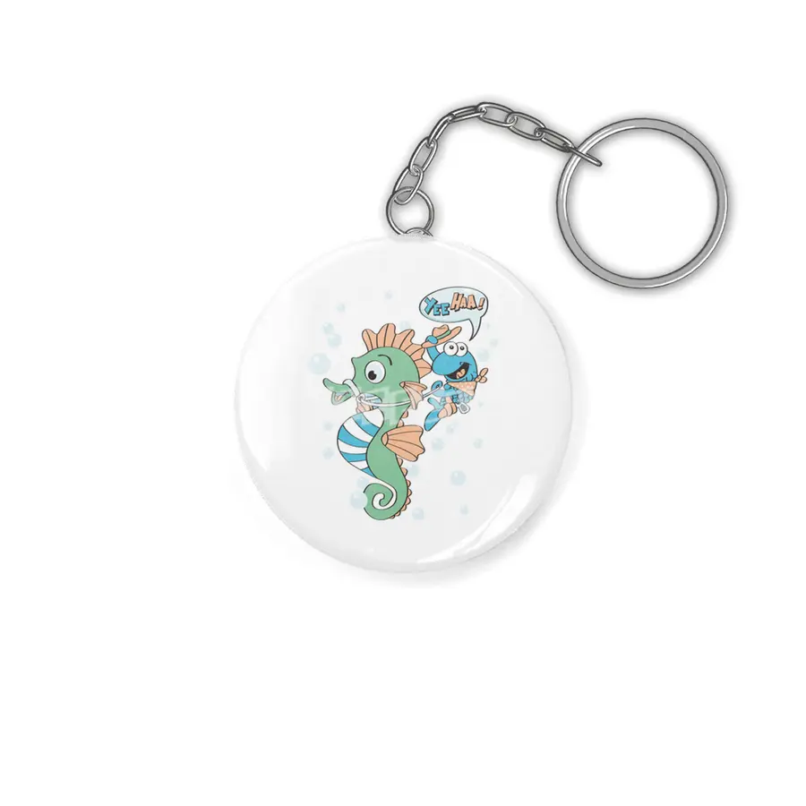 Funny Seahorse Kids Gift Birthday Anahtarlık