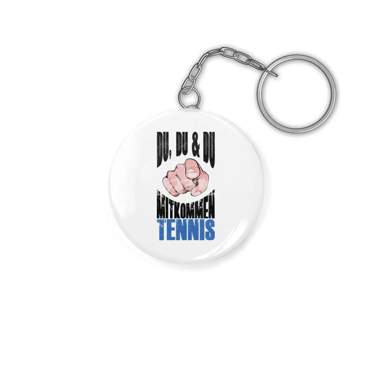 Funny Tennis Shirt For Player Coaches And Fans Anahtarlık