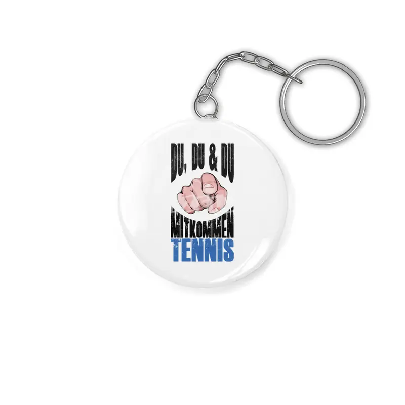 Funny Tennis Shirt For Player Coaches And Fans Anahtarlık