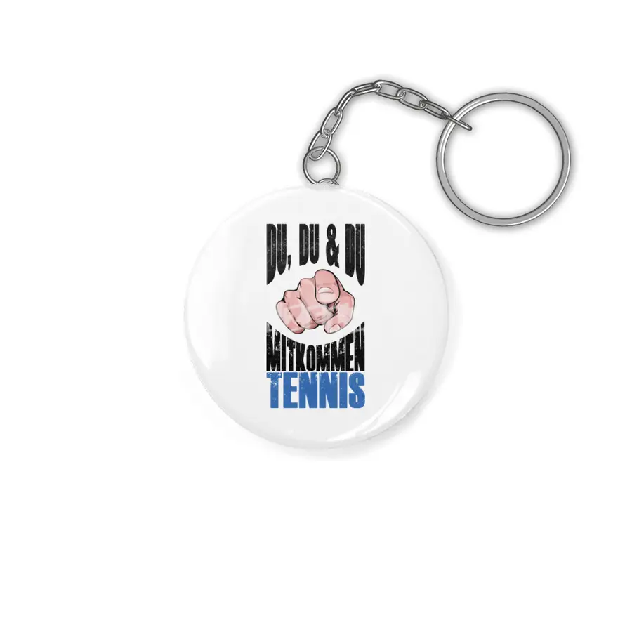 Funny Tennis Shirt For Player Coaches And Fans Anahtarlık