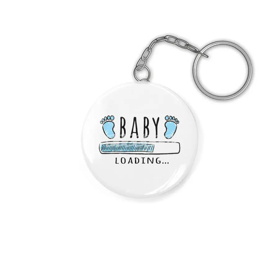 Gift For Pregnant Women. Baby Boy Young Mother Anahtarlık