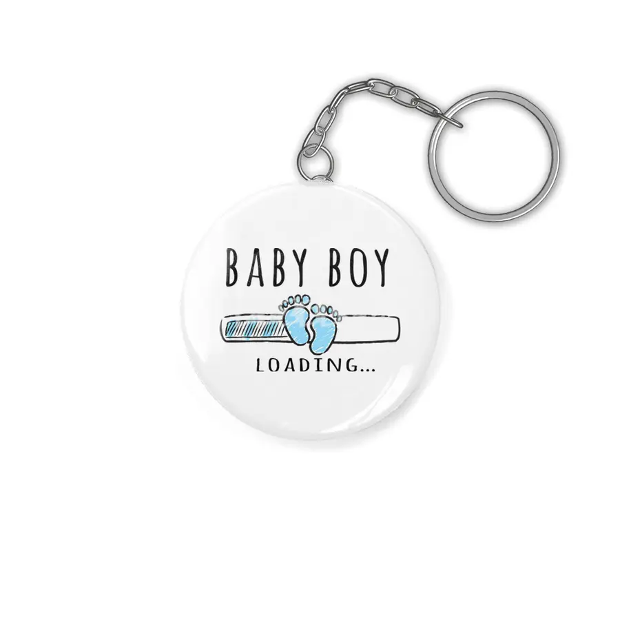 Gift For Pregnant Women. Baby Boy Young Mother Anahtarlık