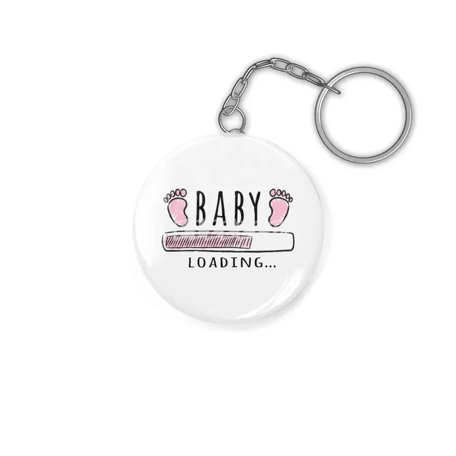 Gift For Pregnant Women. Baby Girl Girl Mother Anahtarlık