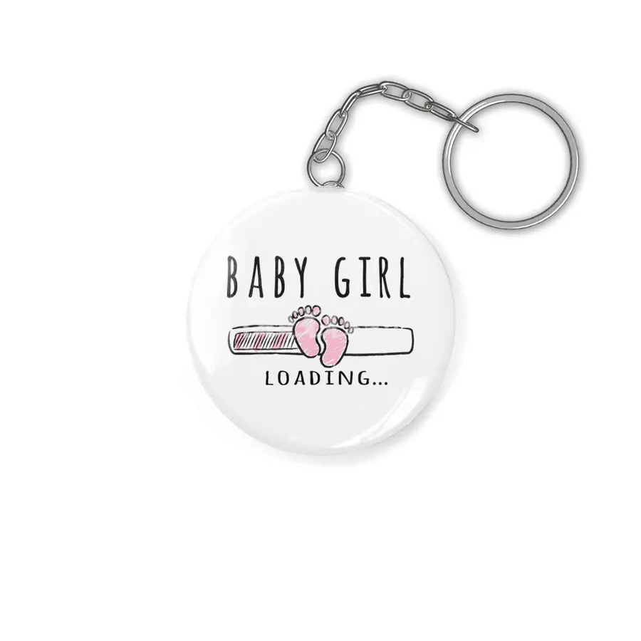Gift For Pregnant Women. Baby Girl Girl Mother Anahtarlık