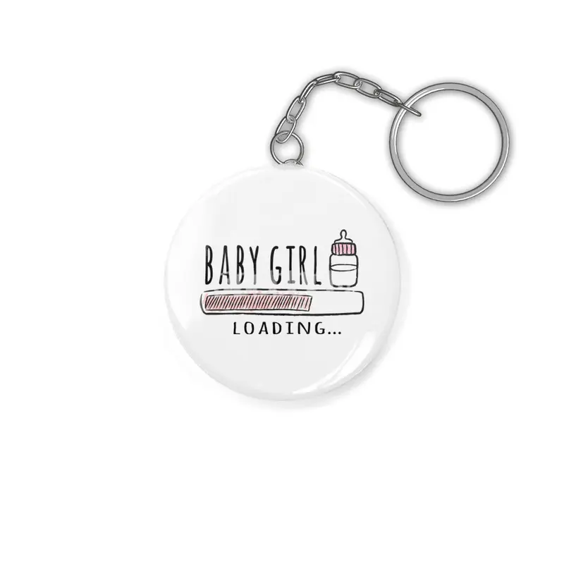 Gift For Pregnant Women. Baby Girl Girl Mother Anahtarlık