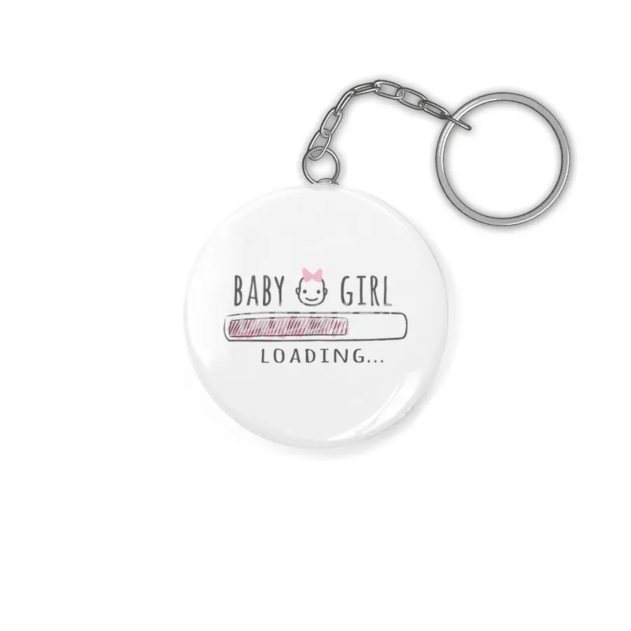 Gift For Pregnant Women. Baby Girl Girl Mother Anahtarlık