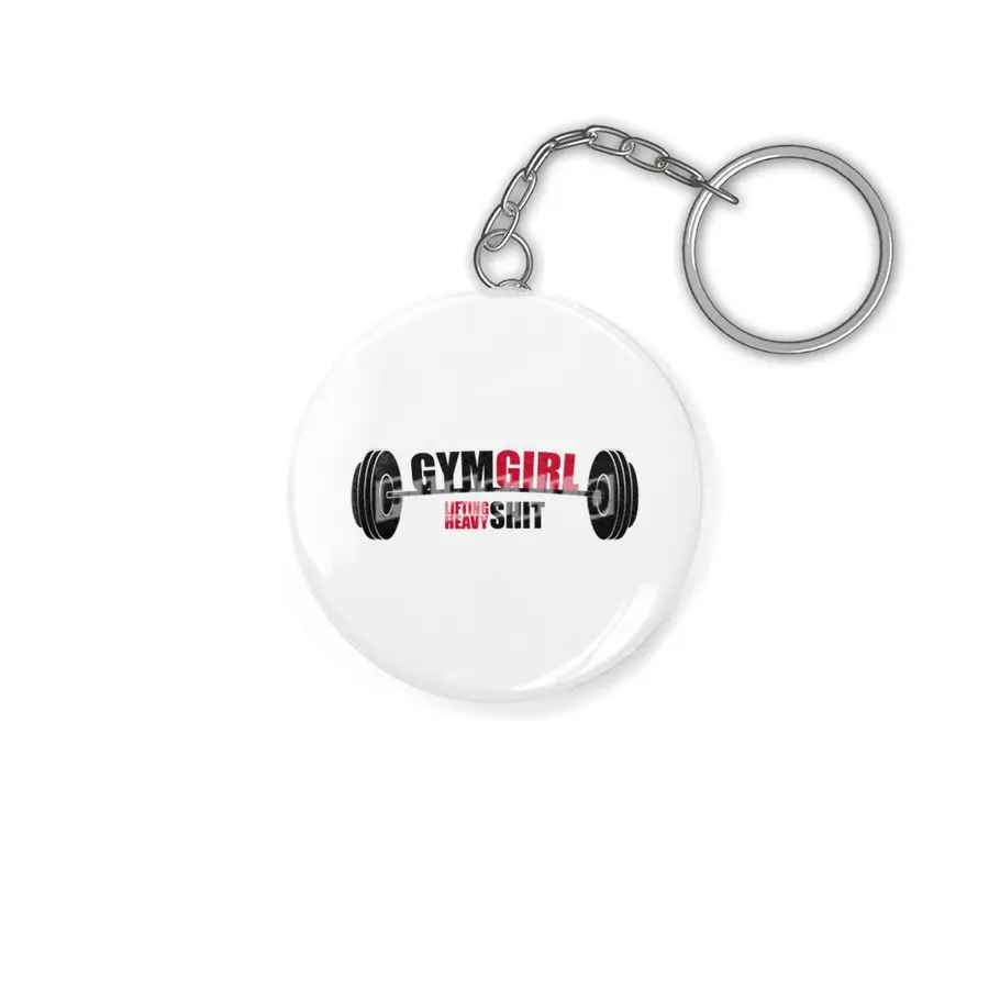 Gym Fitness Girl Bodybuilding Training Workout Anahtarlık