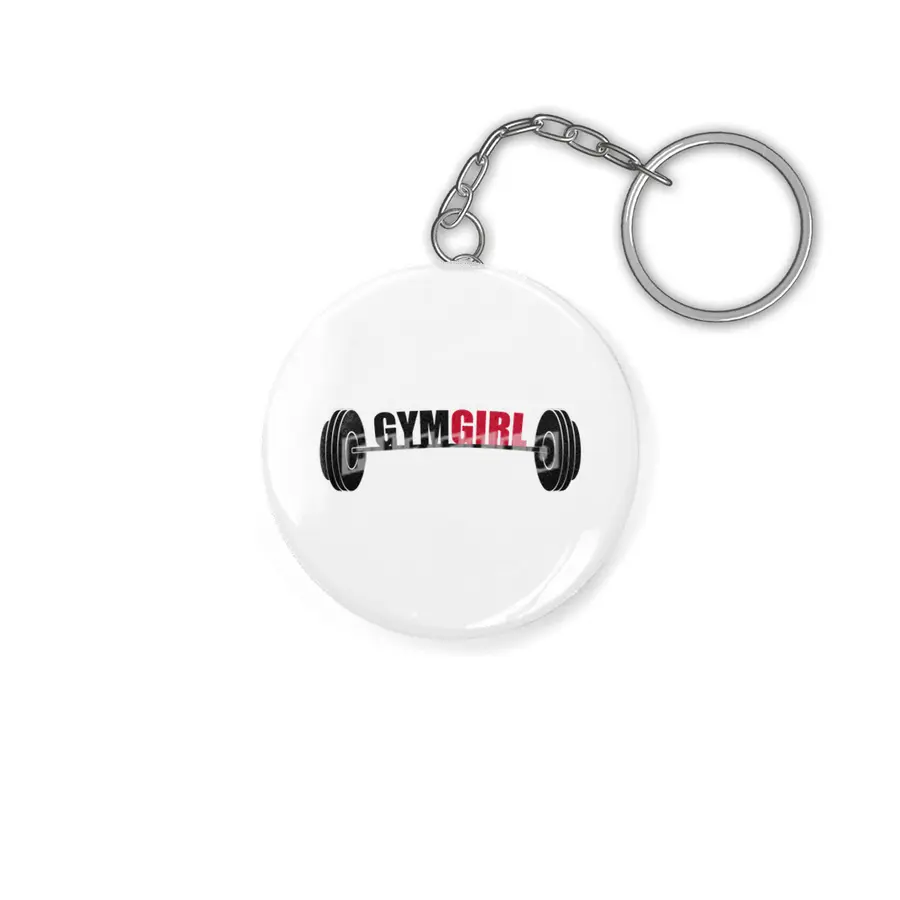 Gym Fitness Girl Trainer Sport Training Workout Anahtarlık