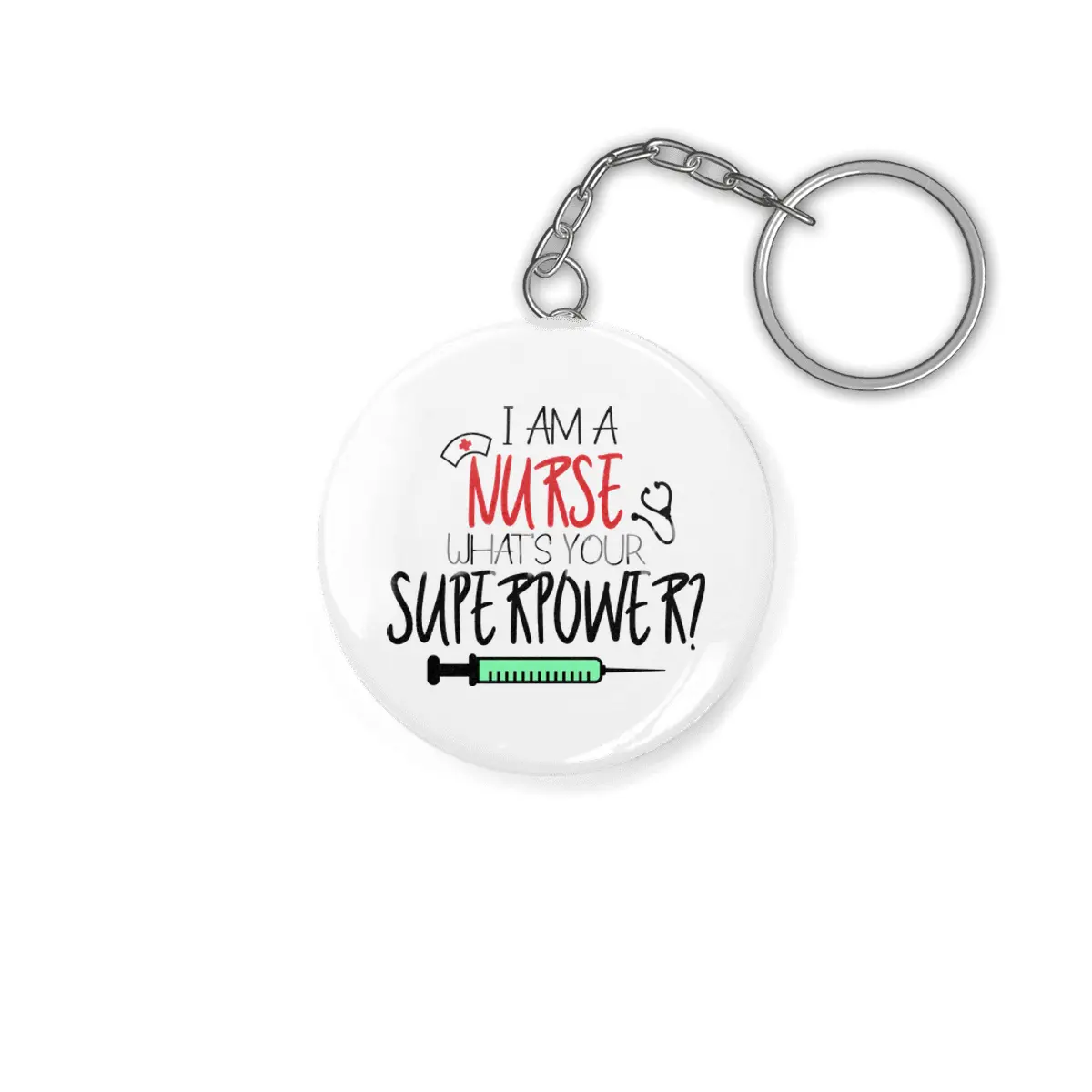 Nurse funny quote gift birthday christmas saying Anahtarlık