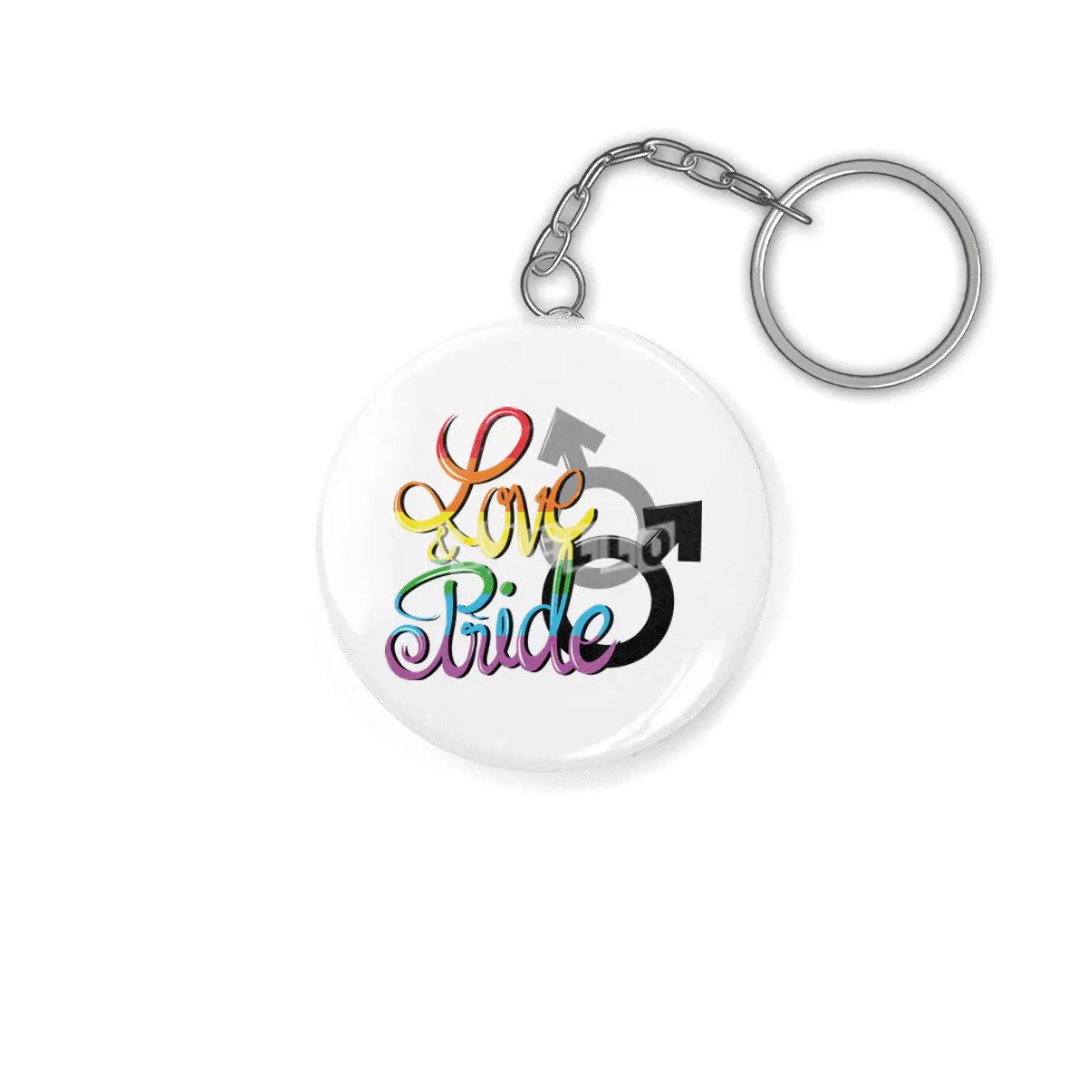 Rainbow Gay Lesbian Transgender Bisexual Love Anahtarlık