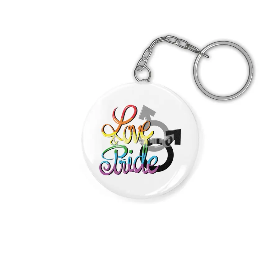 Rainbow Gay Lesbian Transgender Bisexual Love Anahtarlık