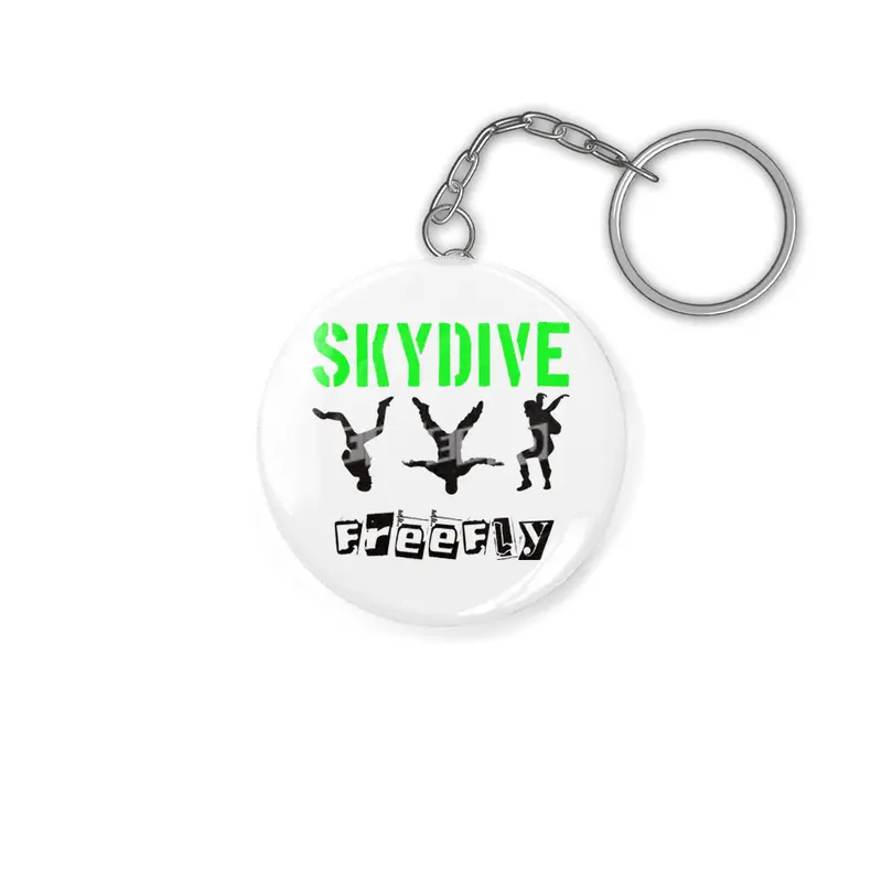 Skydiving, Skydive, Freefly, Parachute, Flying Anahtarlık