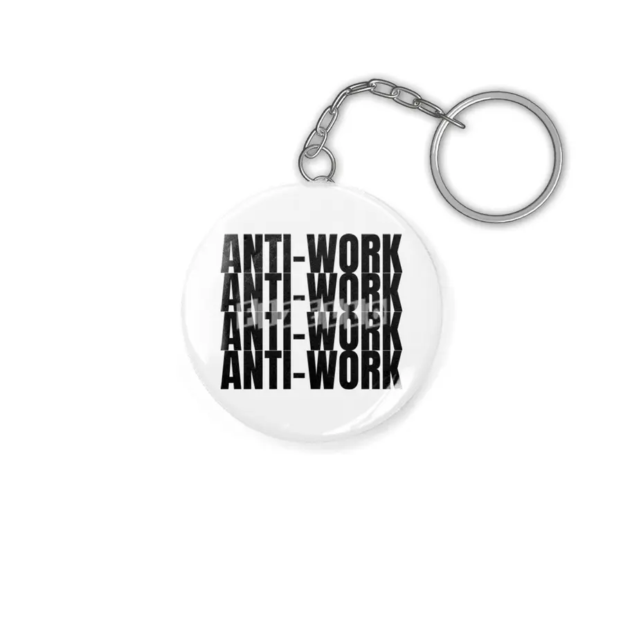 Anti-work 4x Anahtarlık