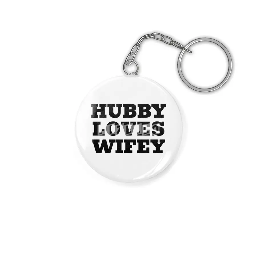 Hubby Loves Wifey Anahtarlık