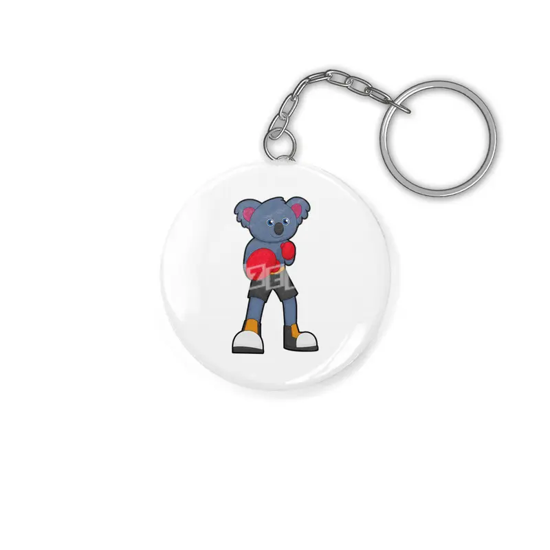 Koala at Boxing with Boxing gloves Anahtarlık