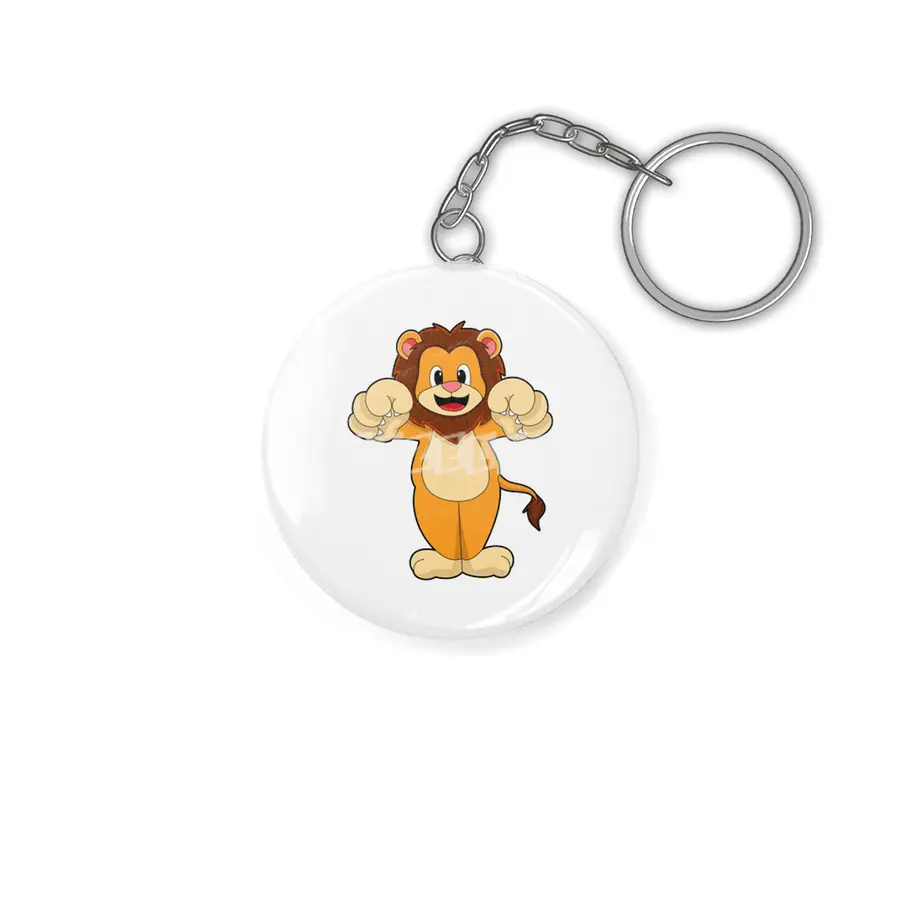 Lion with big Claws Anahtarlık