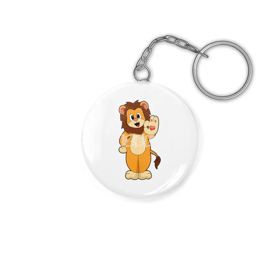 Lion with Mane Anahtarlık