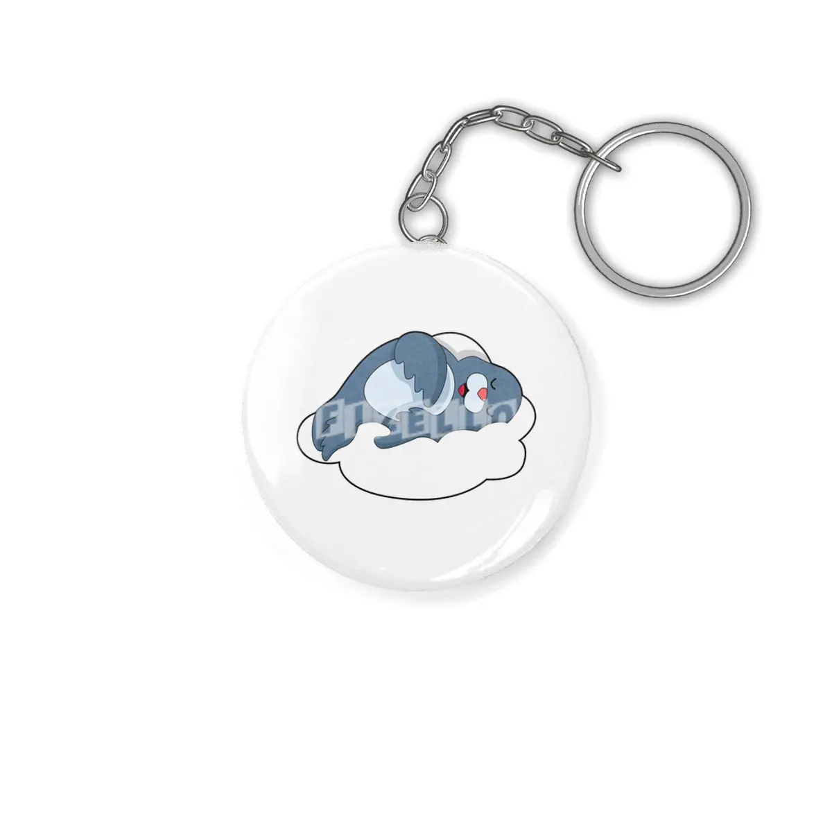 Seal at Sleeping on Cloud Anahtarlık