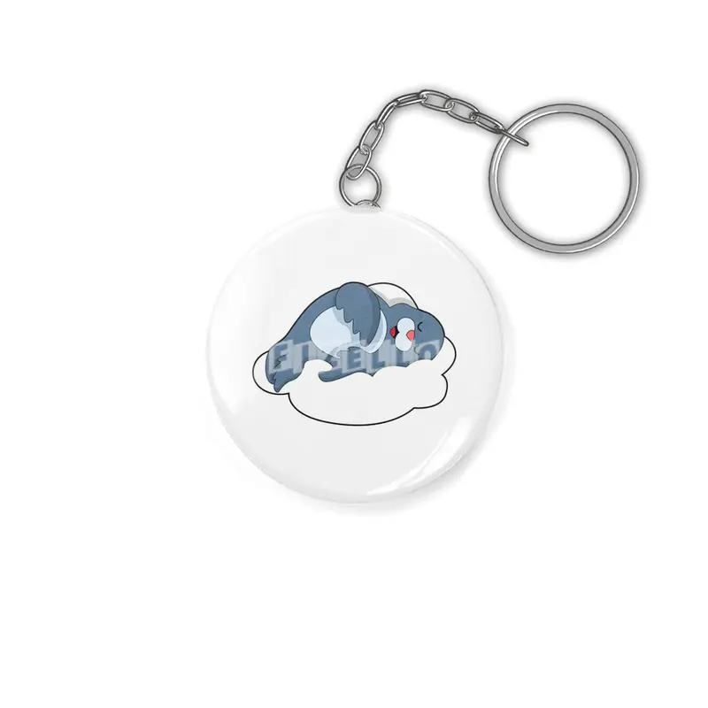 Seal at Sleeping on Cloud Anahtarlık