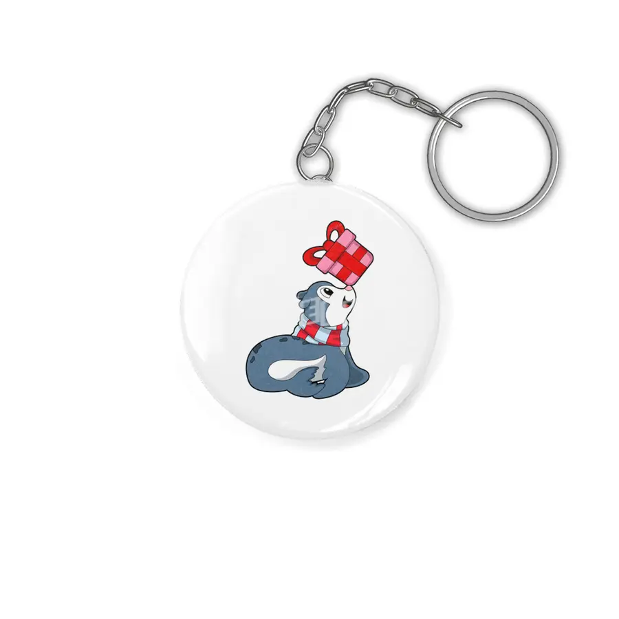 Seal with Gift Anahtarlık