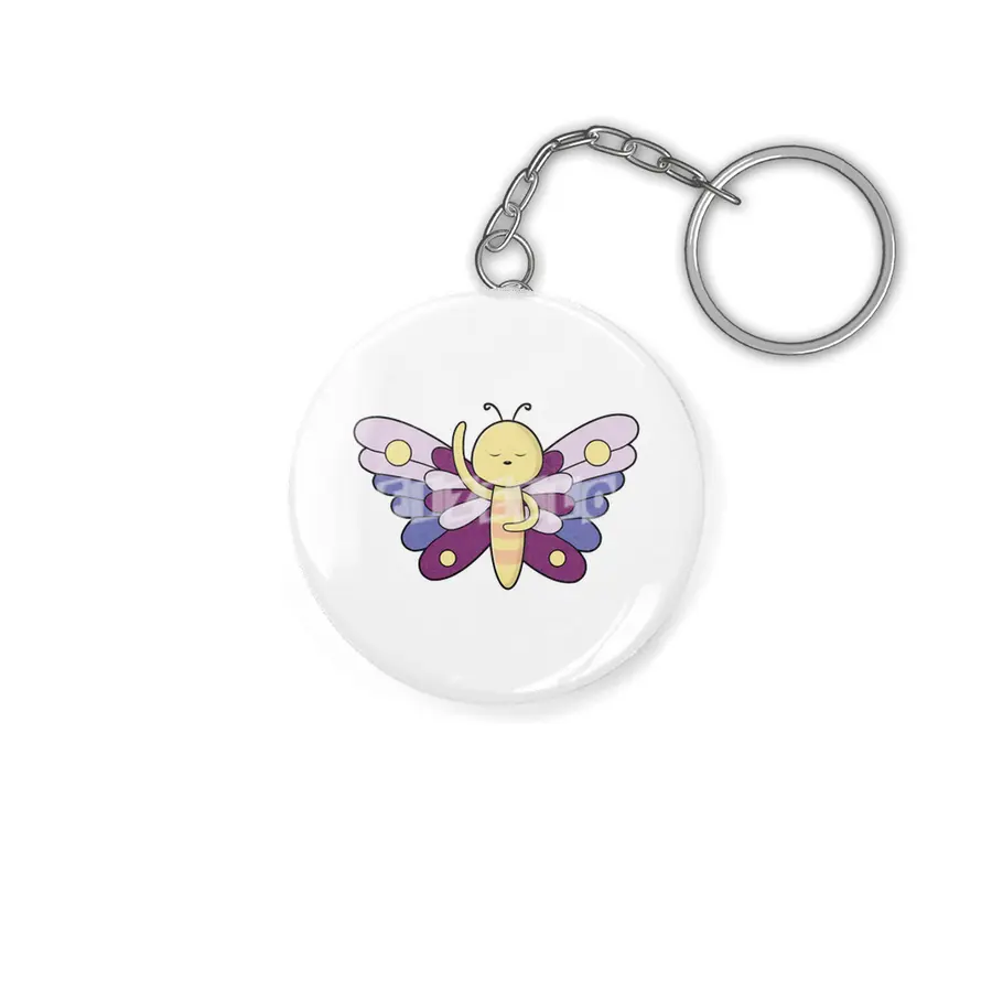 Butterfly with Dots Anahtarlık