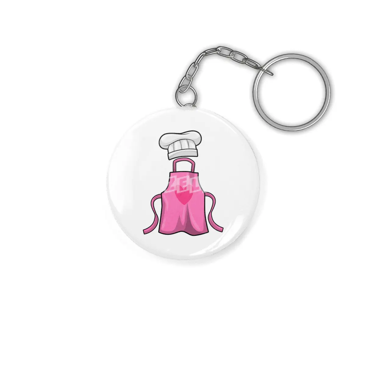 Cooking apron and Cooking hat with Heart Anahtarlık