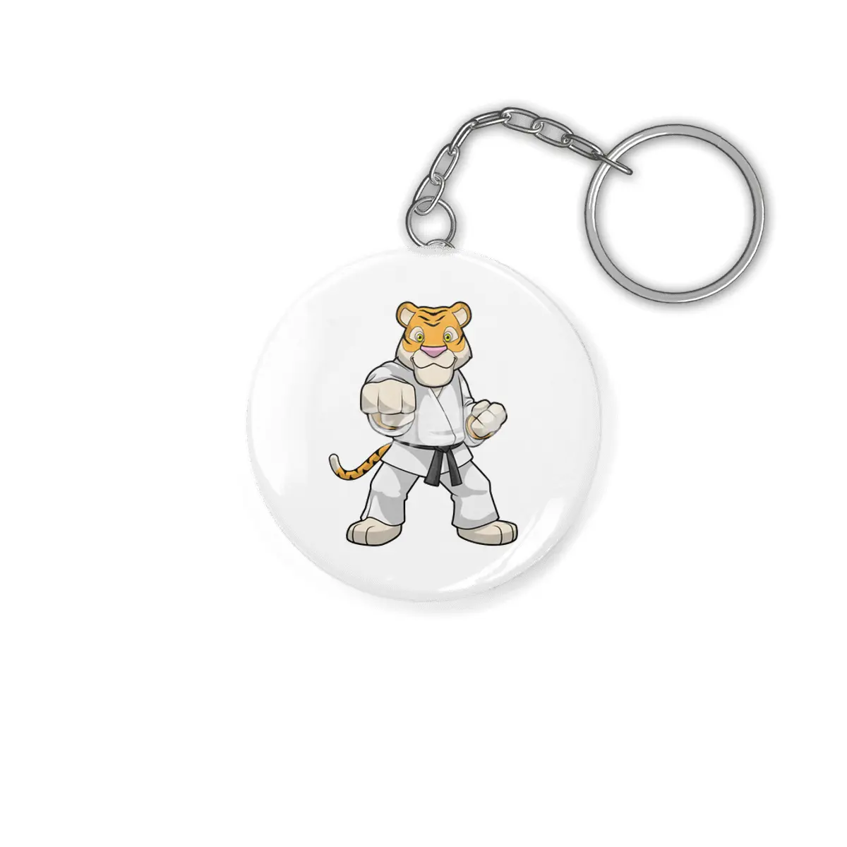 Tiger at Martial arts Karate Anahtarlık