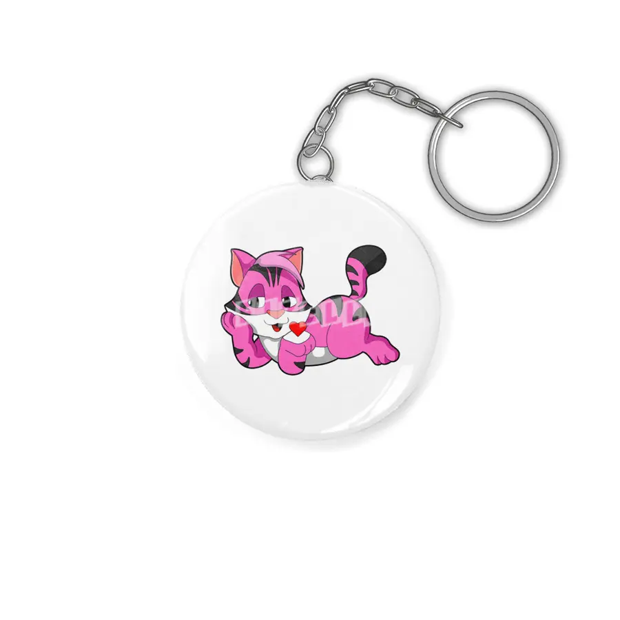 Tiger with Heart Anahtarlık
