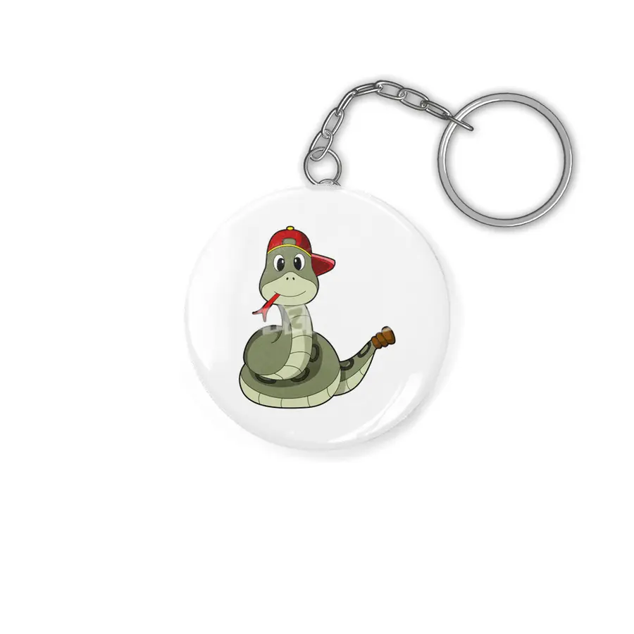 Snake with Cap Anahtarlık