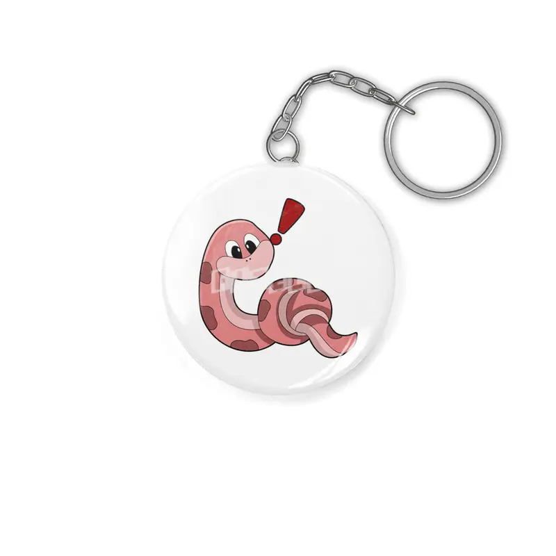 Snake with red Stains Anahtarlık