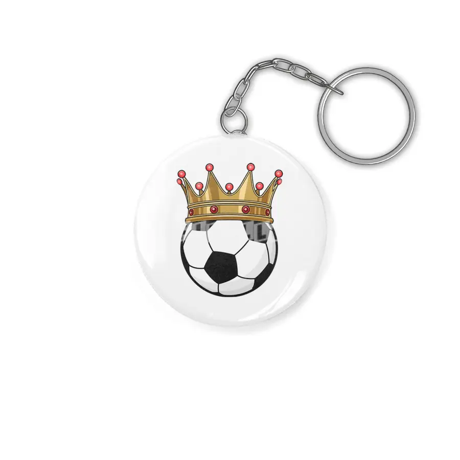 Soccer Crown King Anahtarlık