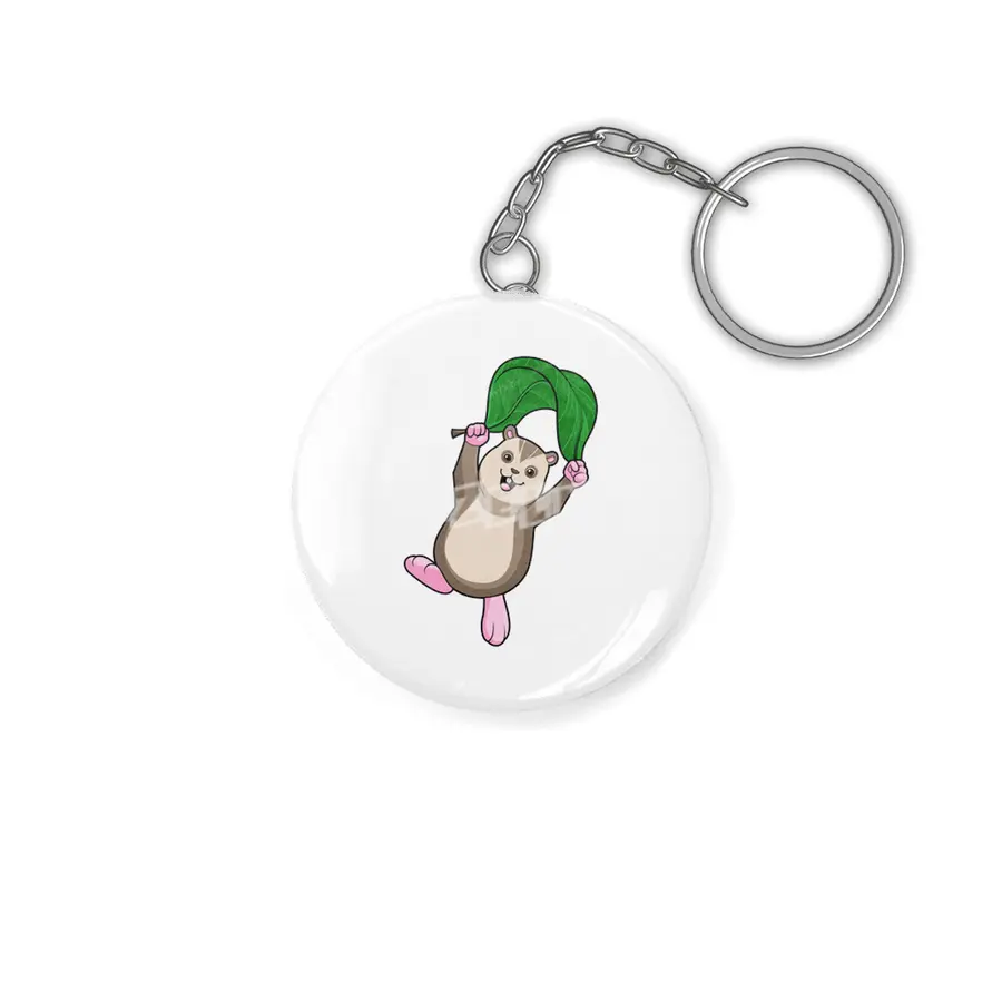 Hamster with Parachute Anahtarlık