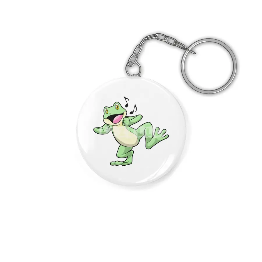 Frog Music Dance Anahtarlık