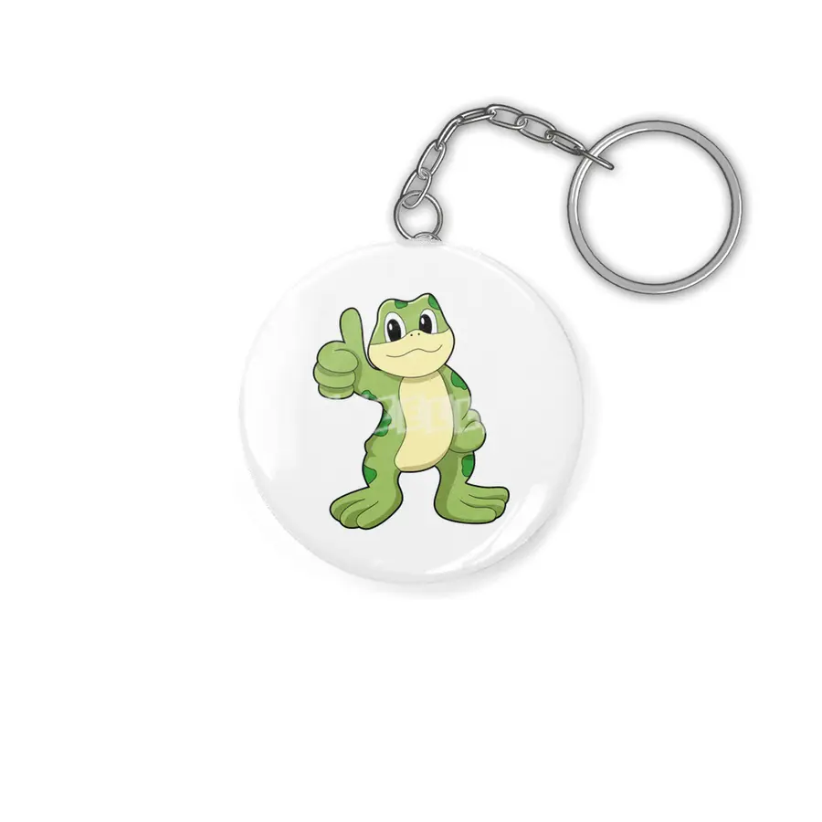 Frog with Approve Anahtarlık