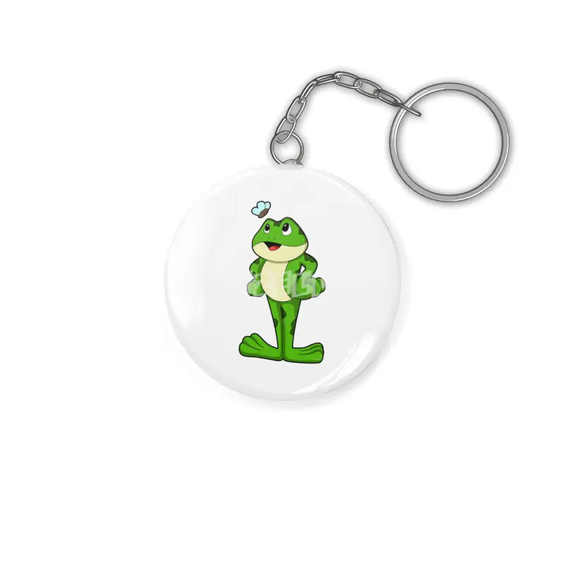 Frog with Fly Anahtarlık