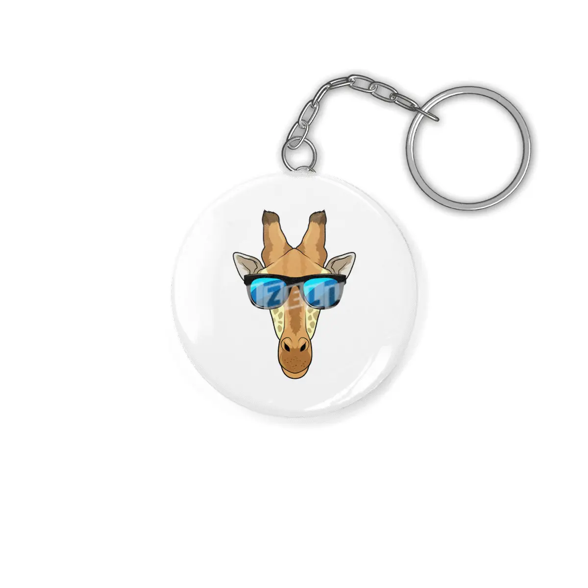 Giraffe with Sunglasses Anahtarlık