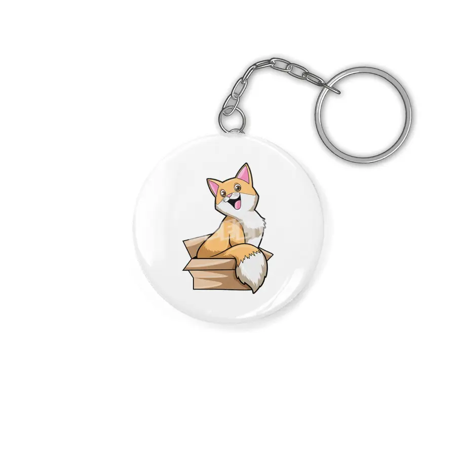Cat Box Anahtarlık