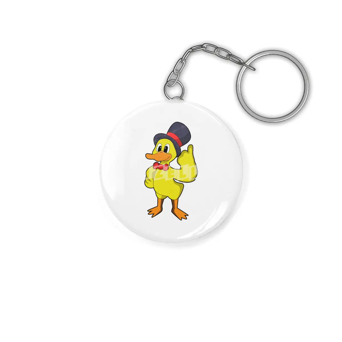 Duck with Hat Anahtarlık