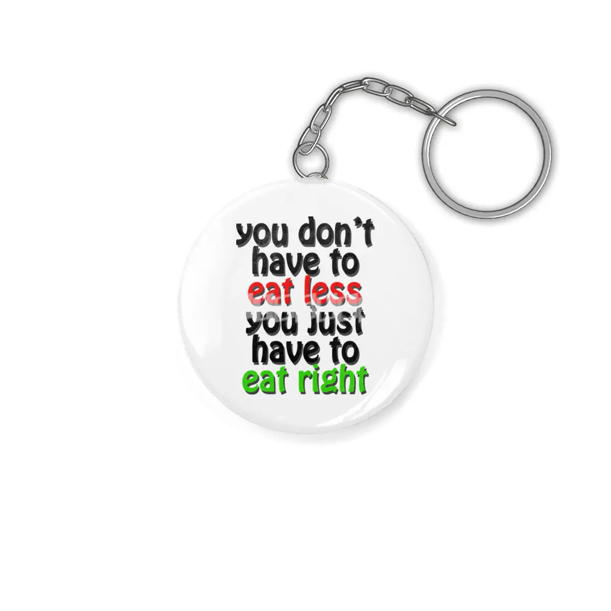 eat right Anahtarlık