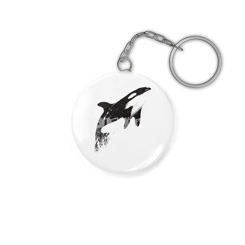 orcas can fly Anahtarlık