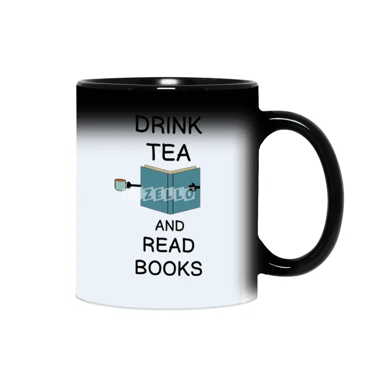 DRINK TEA AND READ BOOKS GIFT FOR READERS Sihirli Kupa